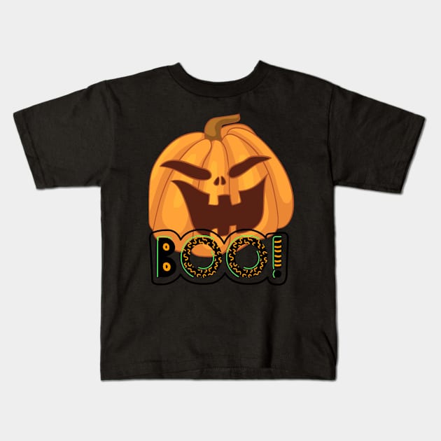 Halloween Party Design Pumpkin Witches Horror Art Gift Tshirt Kids T-Shirt by gdimido